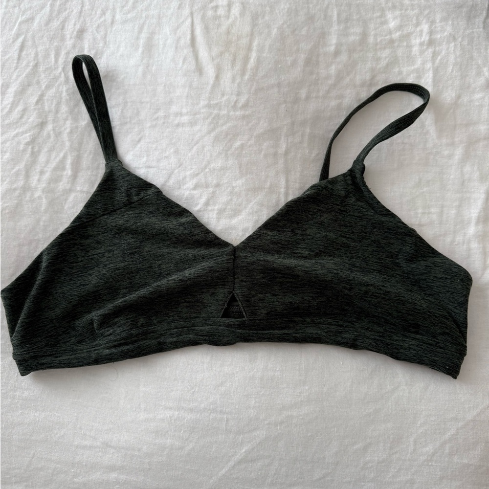ALO Alosoft Green Sports Bra
